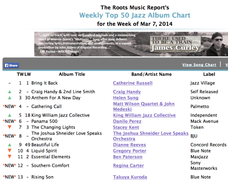 The Love Speaks Orchestra debuts at #8 on the Roots Music Report